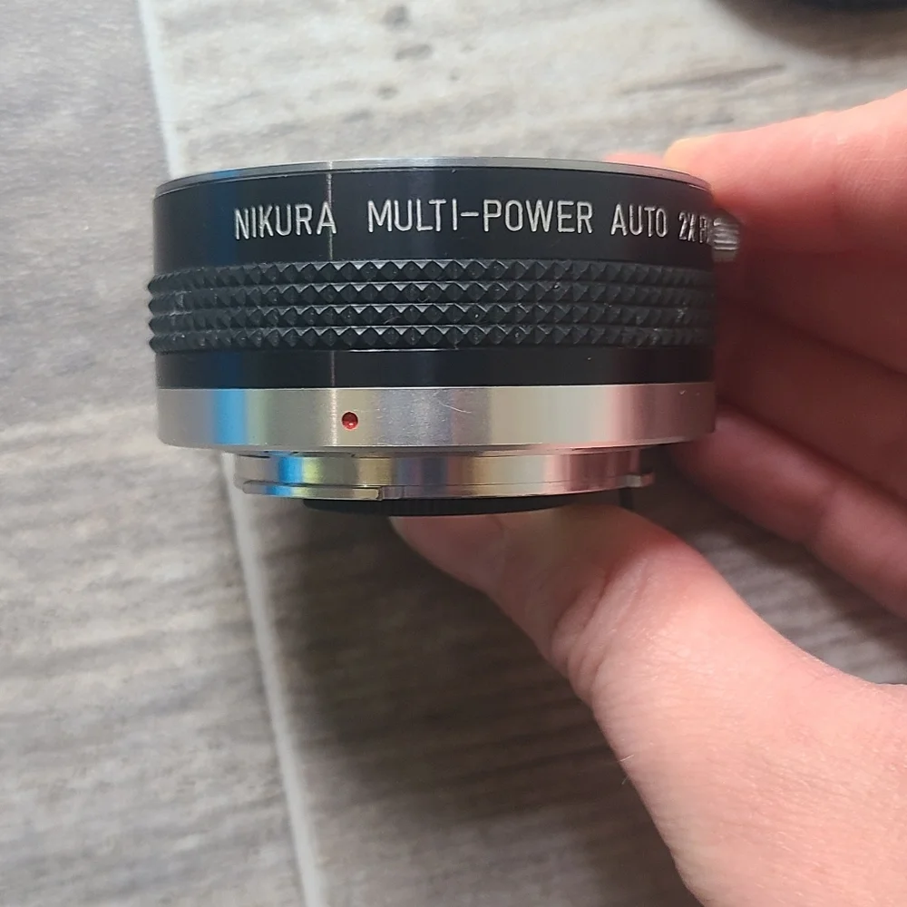 Camera Lens Nikura Multi Power Auto 2X For PK Tele Converter Lens Japan USA